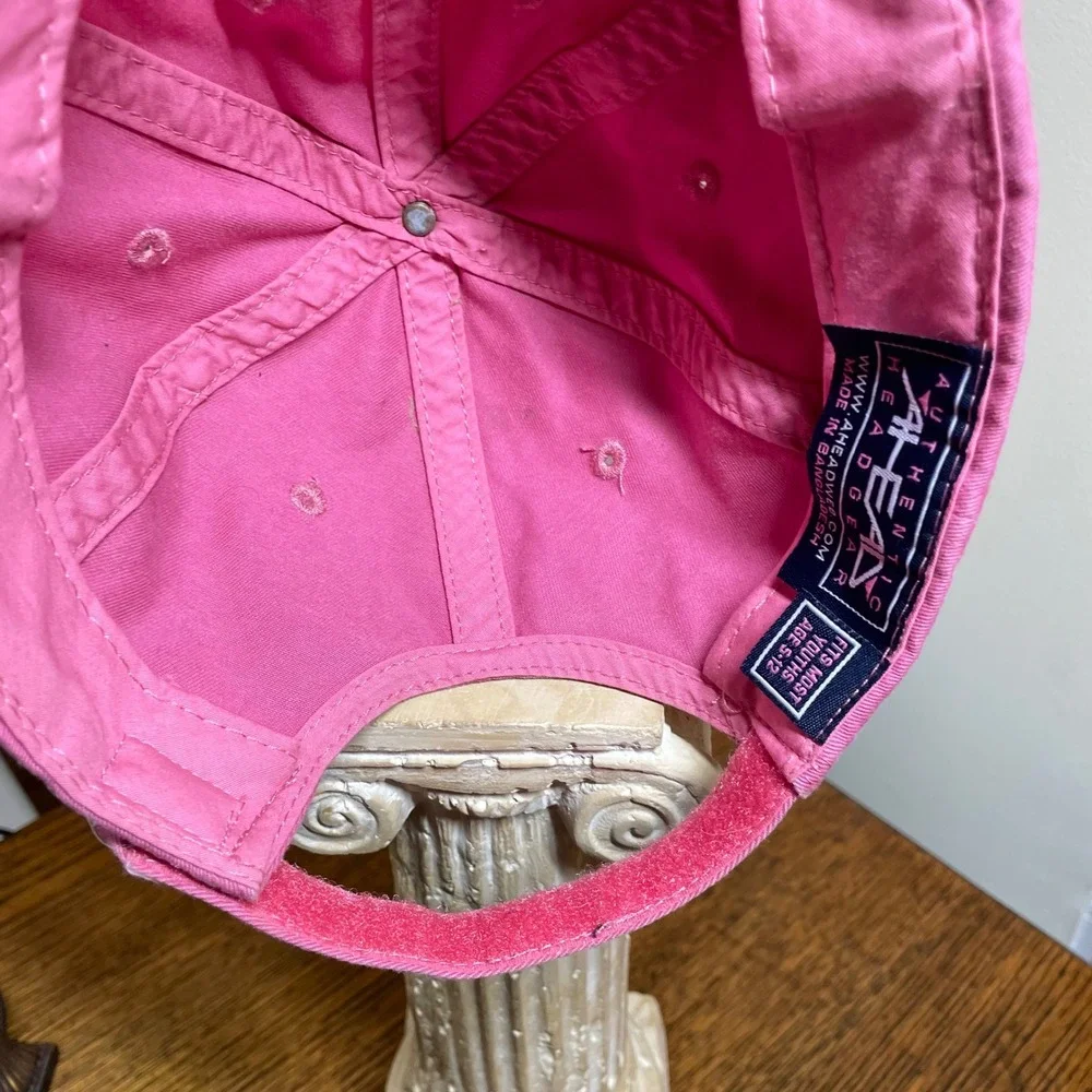 Ahead Headgear Kiawah Island Pink Youth‎ Baseball Cap Adjustable Hat Ages 5-12